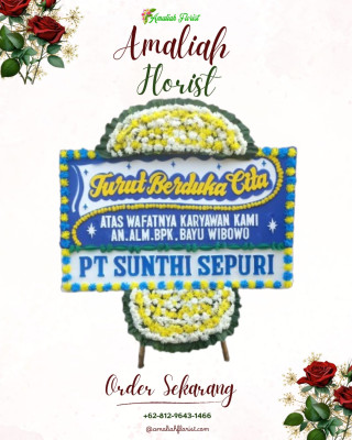Papan Bunga Duka di Medan Tenggara