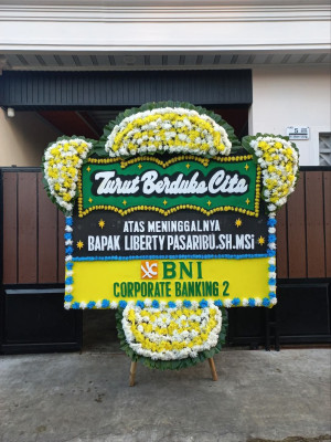 Papan Bunga Duka di Medan Tenggara