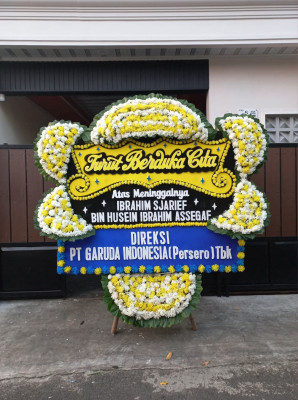 Papan Bunga Duka di Medan Tenggara