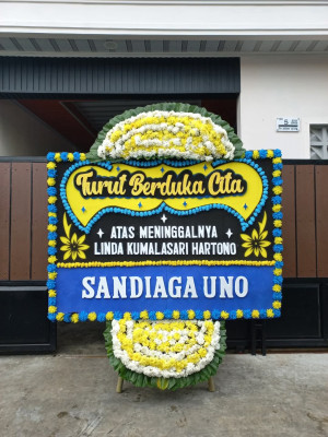 Papan Bunga Duka di Medan Tenggara